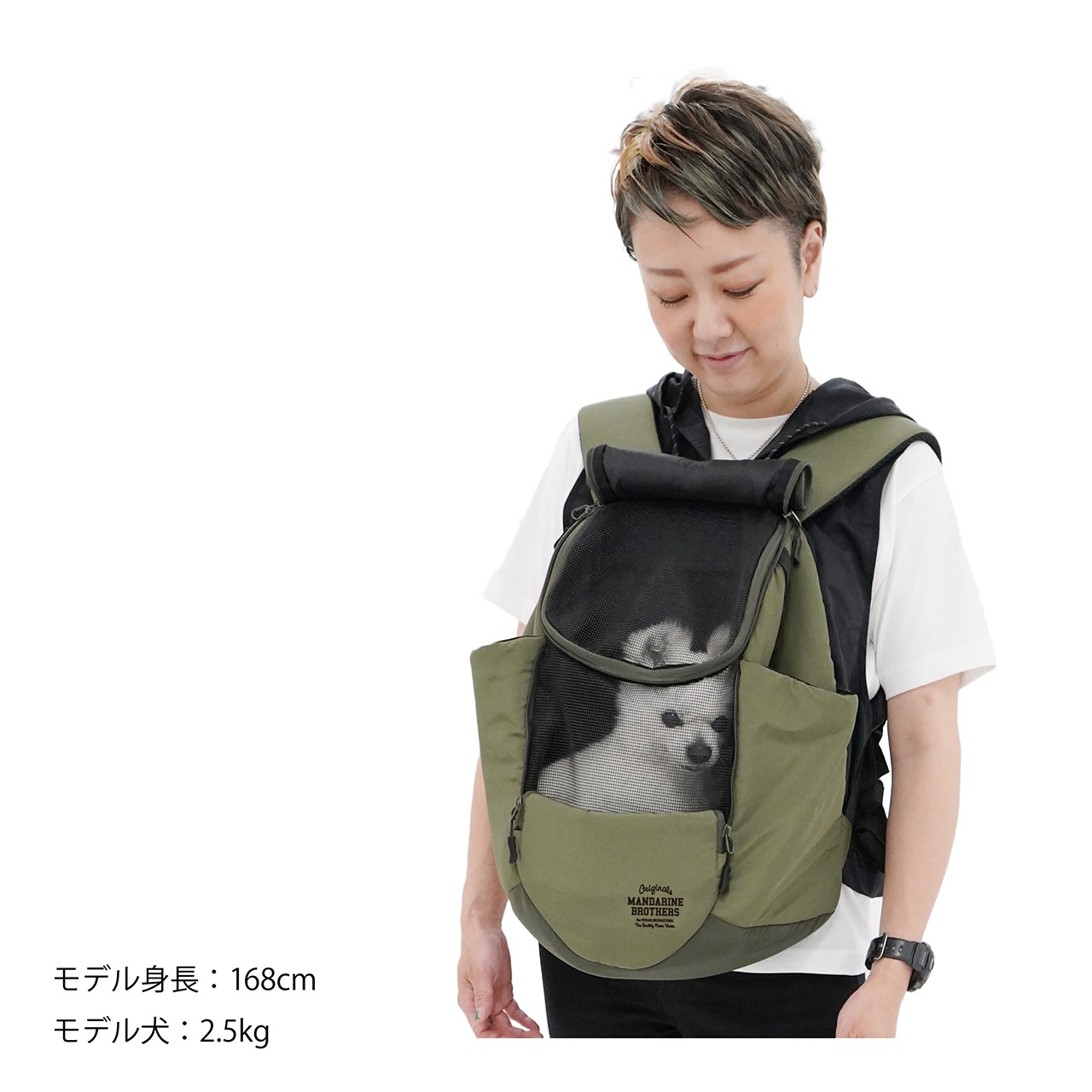 WINSTON HUG BAG | CARRY BAG | 犬服 MANDARINE BROTHERS マンダリン