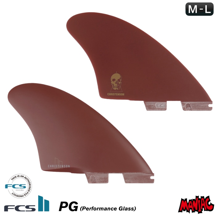 FCS2 FIN エフシーエス2フィン ツインフィン CHRISTENSON KEEL - PG