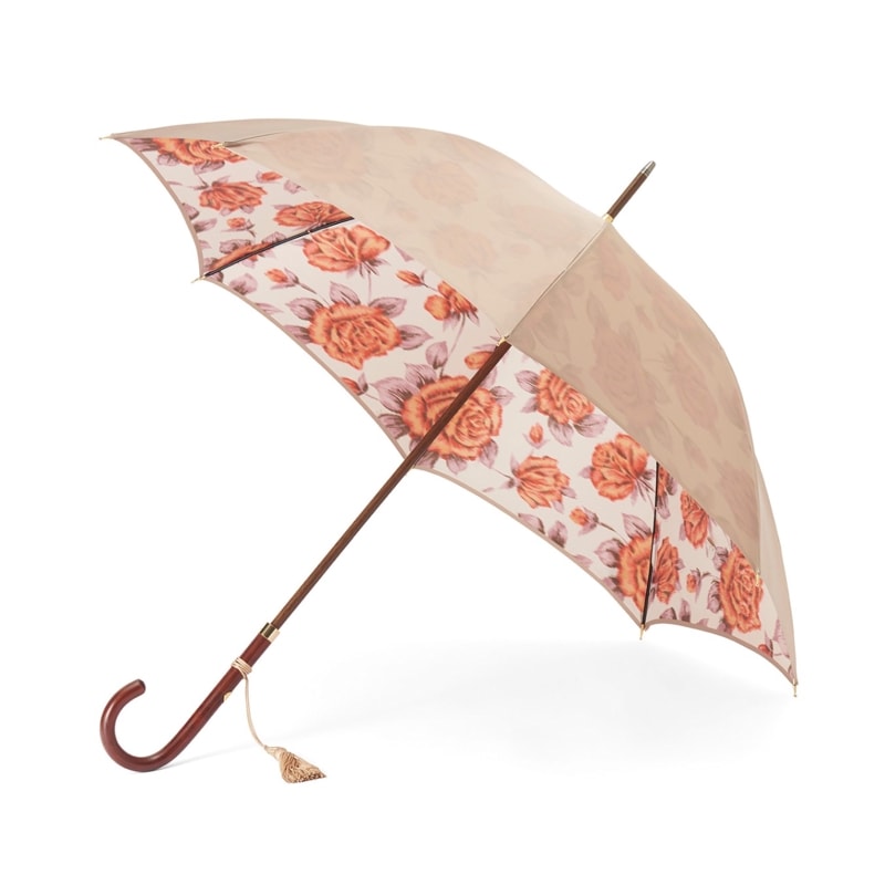 レディース雨傘】ロゼッタ-ボトルグリーン｜トンボ洋傘前原光榮商店