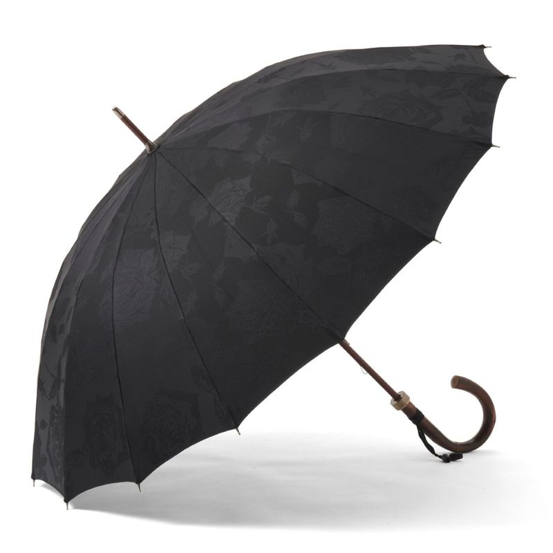 メンズ雨傘】ピンストライプ-グリーン｜トンボ洋傘前原光榮商店