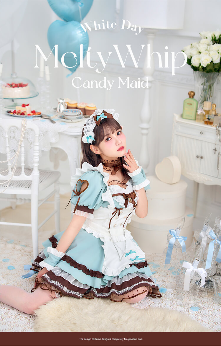 即日発送】【佐藤ノア着用】メルティホイップチョコミントメイド