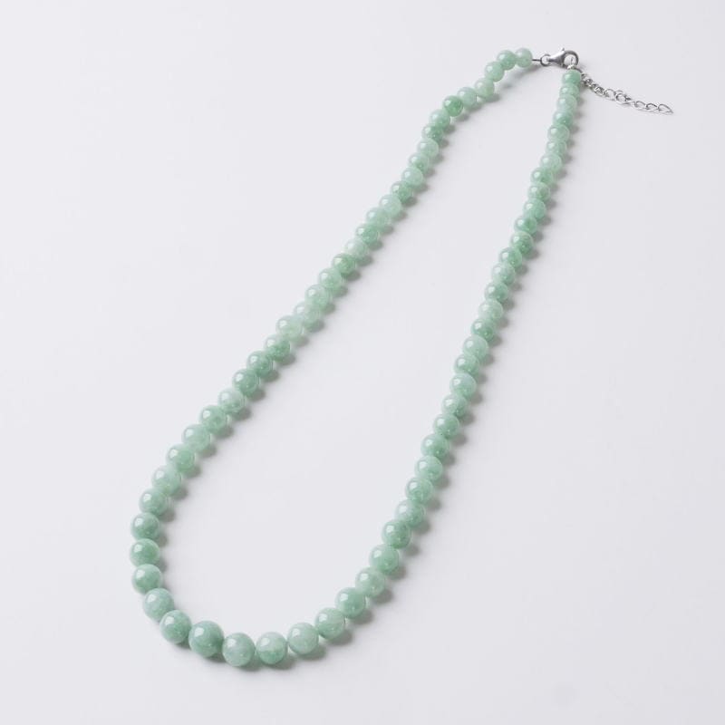 本翡翠丸玉グラデーションネックレス（鑑別書付）｜マライカ公式通販