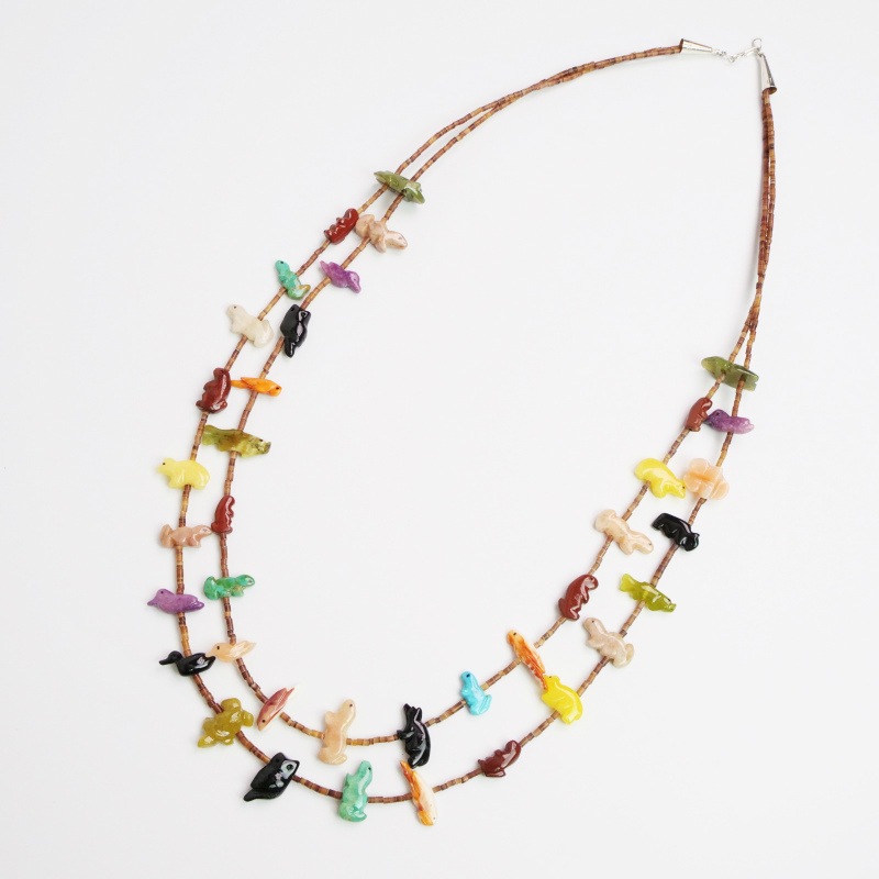 ナバホ族 フェティッシュ2連ネックレス｜マライカ公式通販