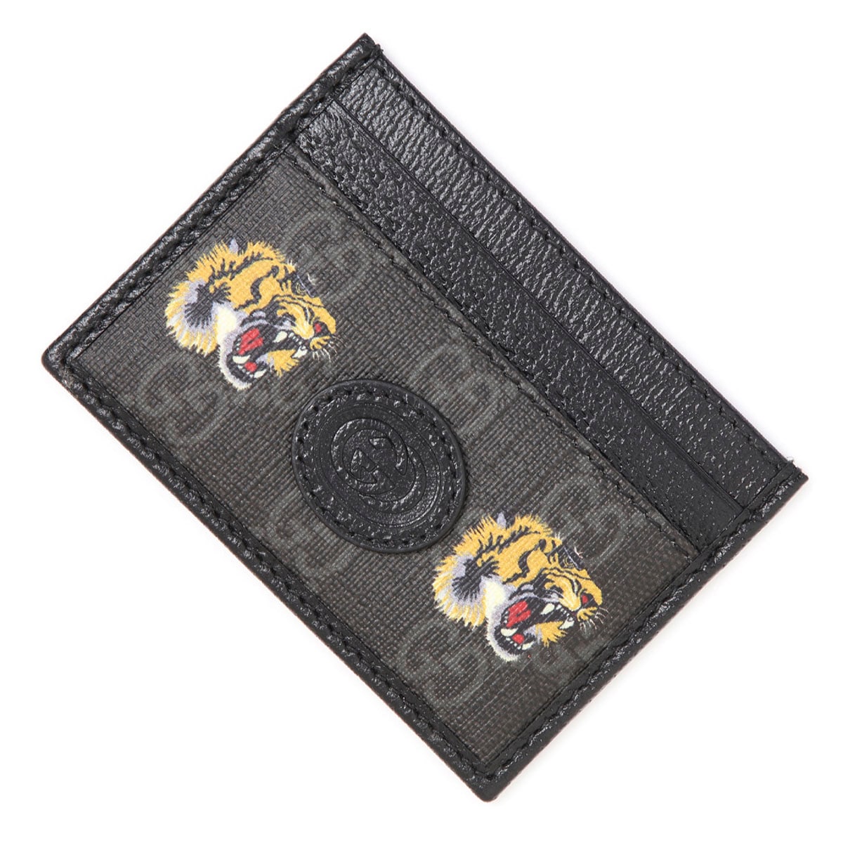 GUCCI グッチ カードケース/CARD CASE WITH TIGER PRINT メンズ