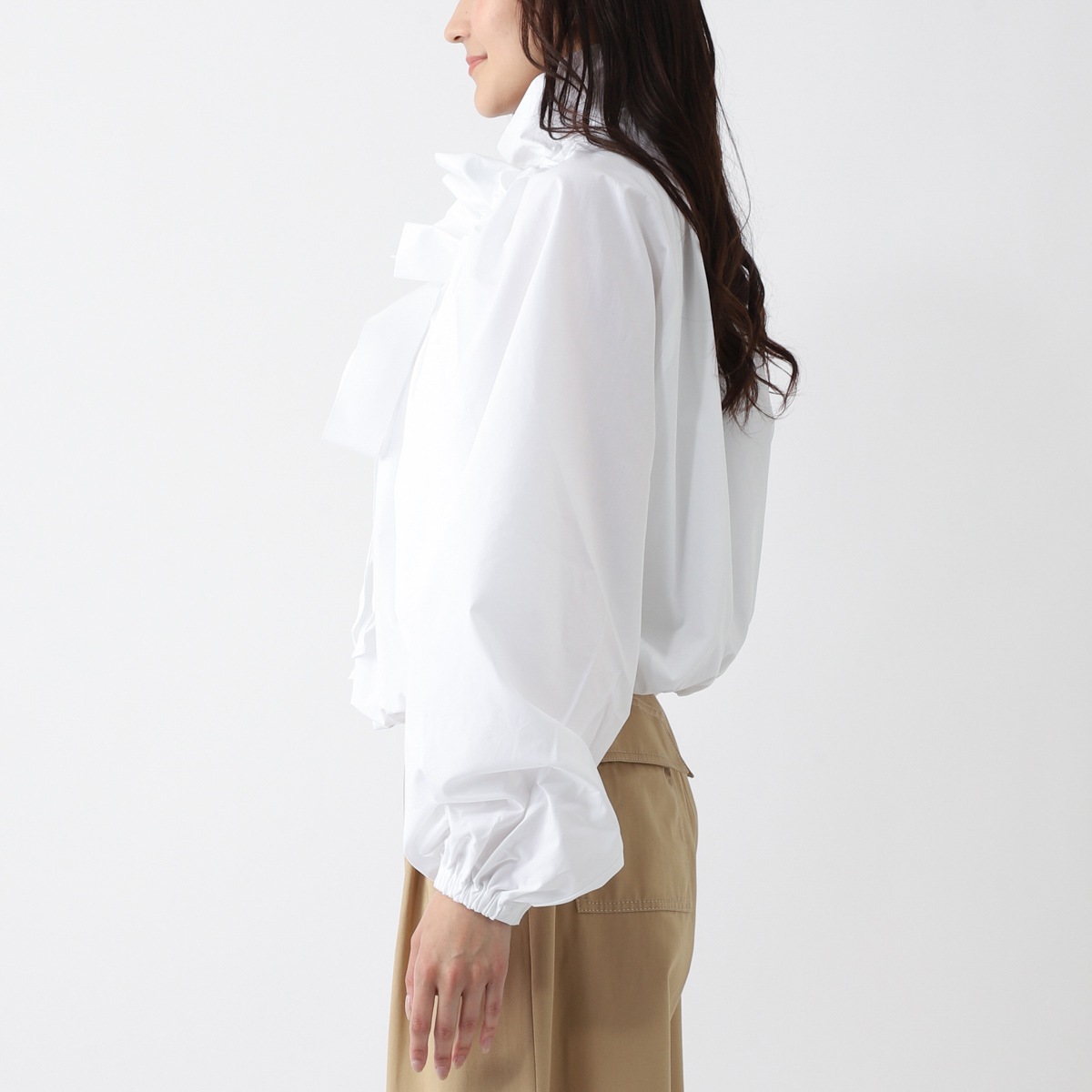 アウトレット】【ラスト1点】Patou パトゥ ブラウス/GG LONG SLEEVES