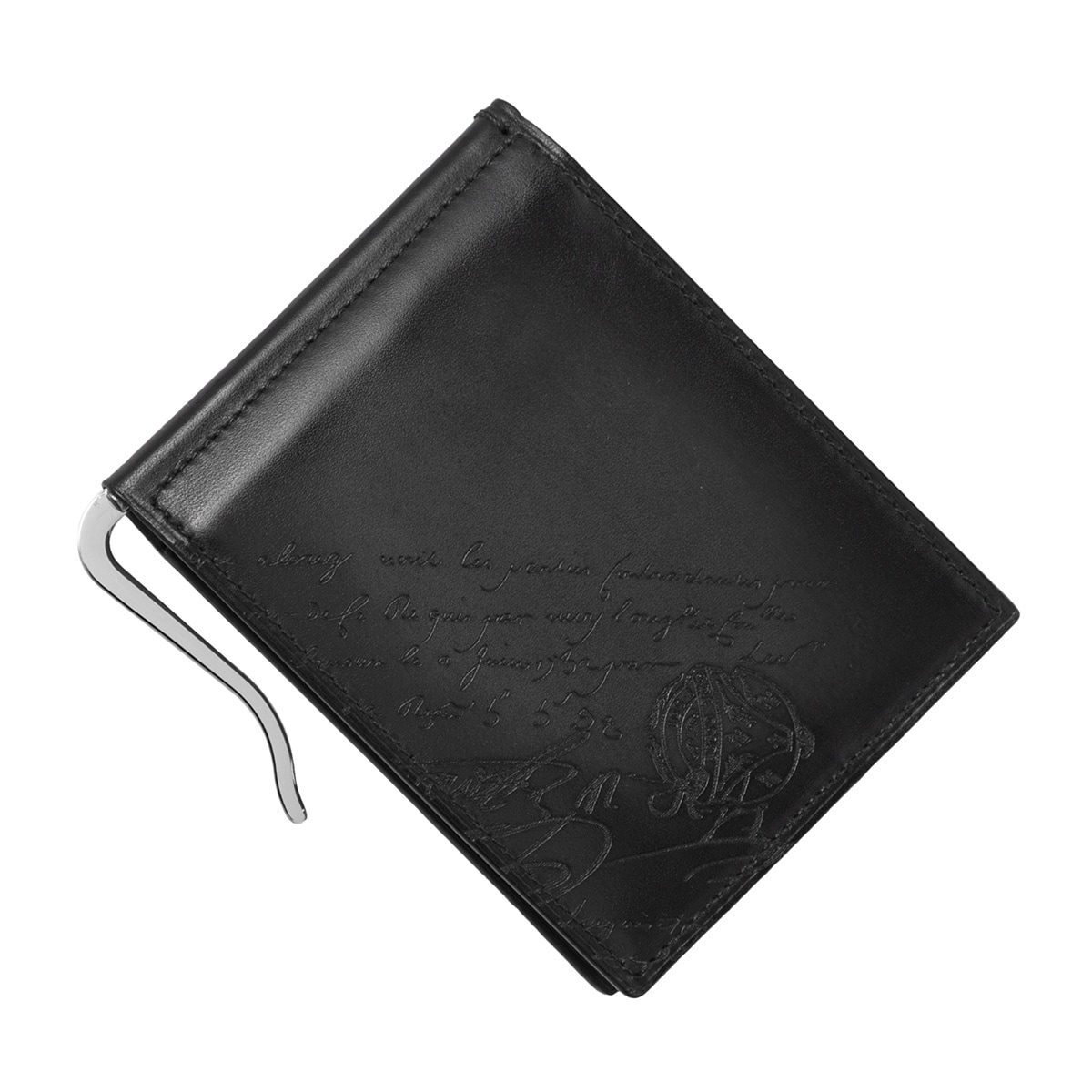 BERLUTI ベルルッティ マネークリップ/FIGURE SCRITTO LEATHER WALLET