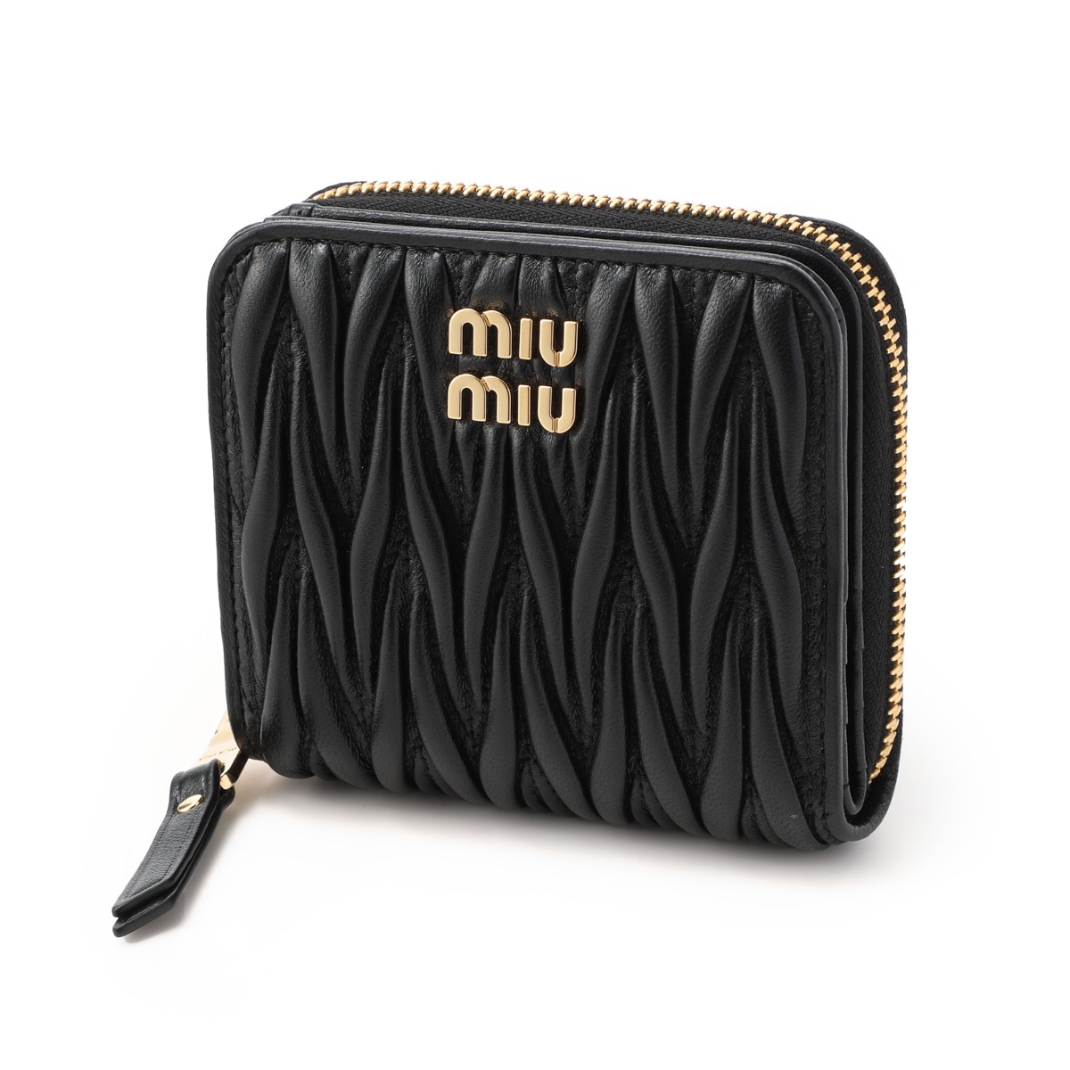 miu miu ミュウミュウ 2つ折り財布 小銭入れ付き/MATELASSE レディース