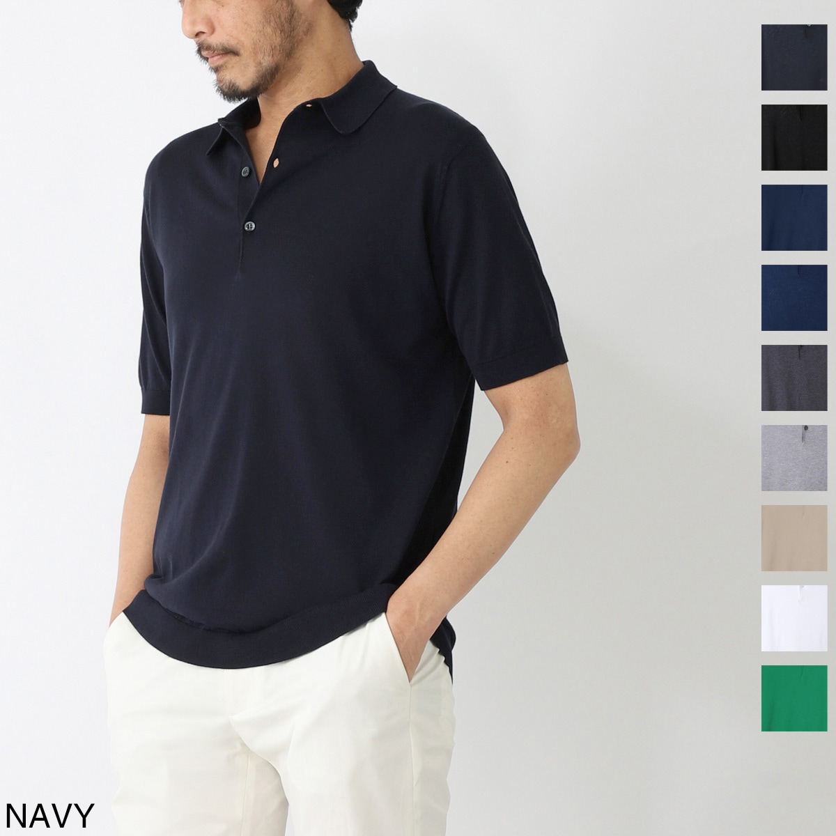 メンズ・ブランド一覧,□ J,JOHN SMEDLEY,トップス,ポロシャツ