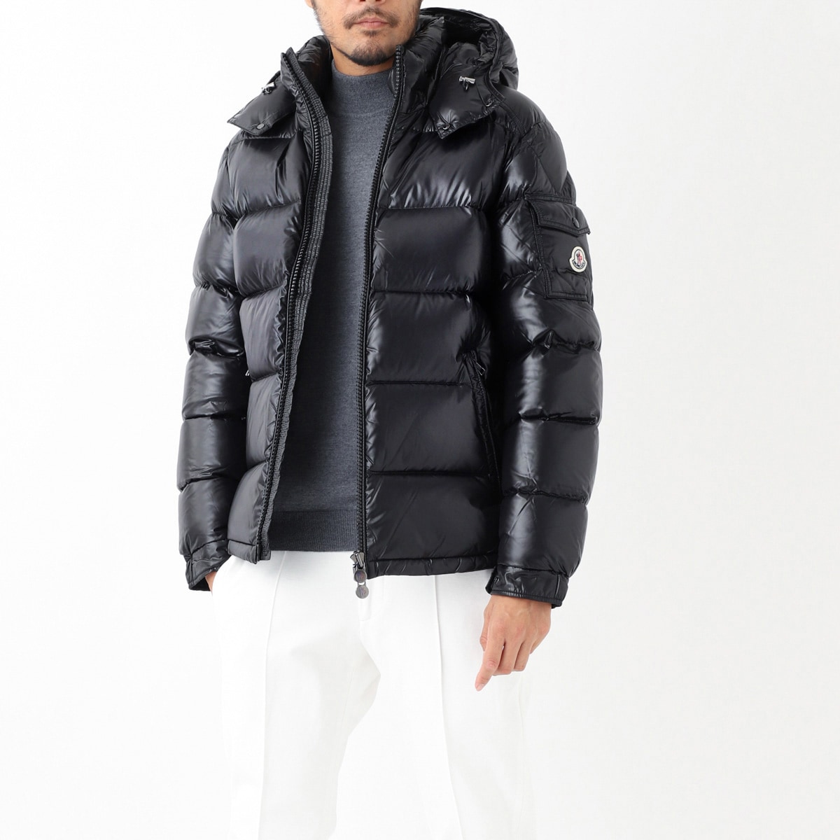 MONCLER モンクレール フード付き ダウンジャケット/MAYA マヤ【大きい