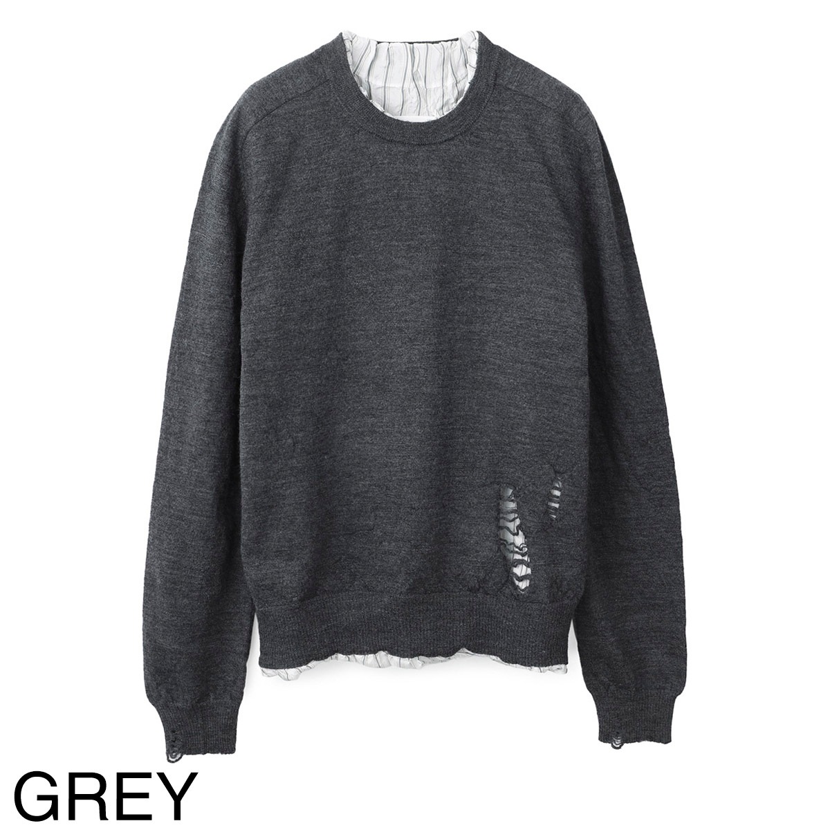 アウトレット】Maison Margiela メゾンマルジェラ クルーネックニット