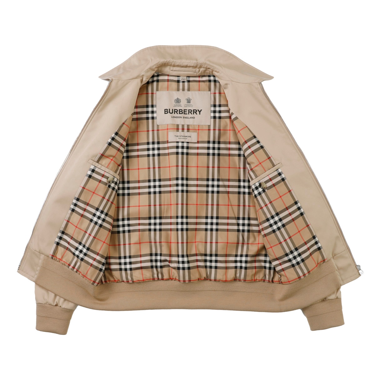 アウトレット】BURBERRY バーバリー ハリントンジャケット/中綿入り