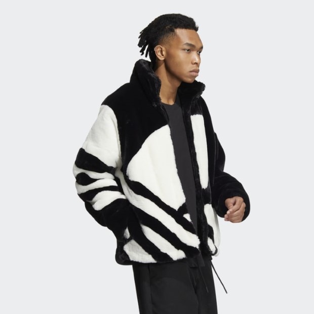 ファートラックジャケット ブラック×オフホワイト｜アパレル,ジャージ