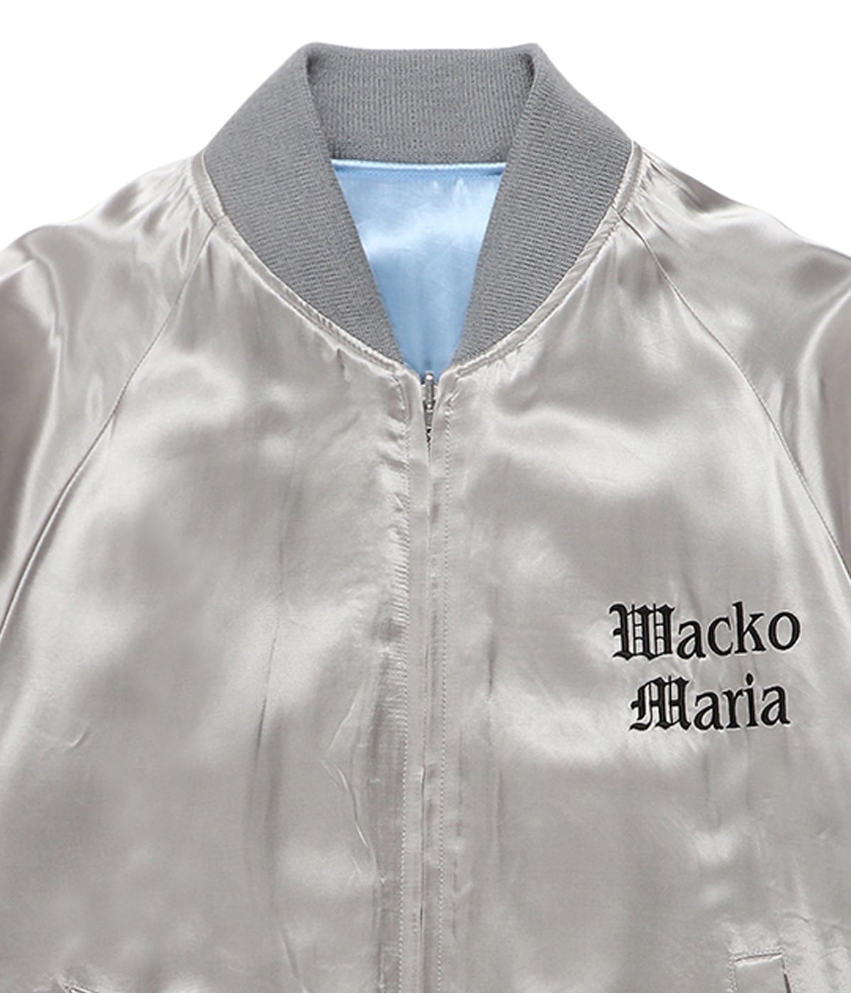 TIM LEHI / REVERSIBLE SKA JACKET【BLUE-SILVER】｜WACKO MARIA