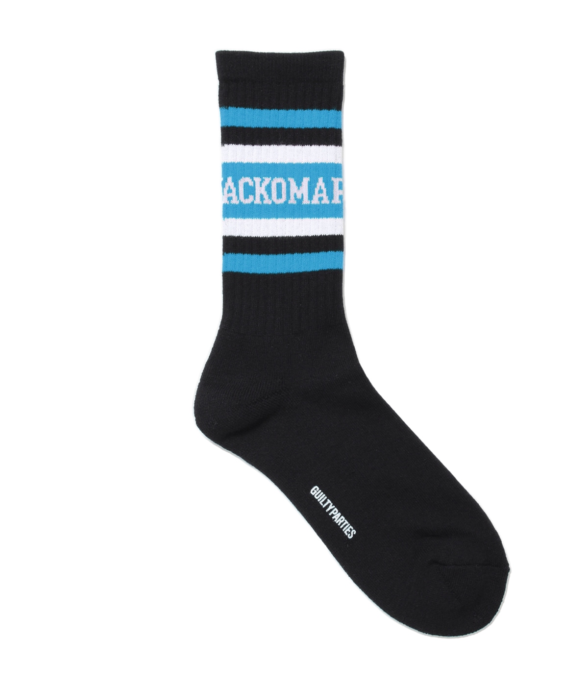 LOGO JACQUARD SOCKS -WACKO MARIA-【BLACK】｜WACKO MARIA｜MELTING