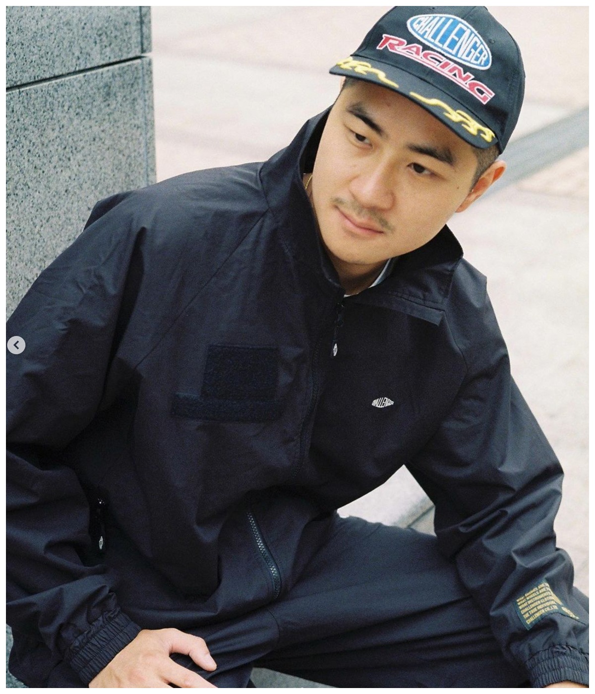 MILITARY WARM UP JACKET【BLACK】｜CHALLENGER｜MELTING POT（正規