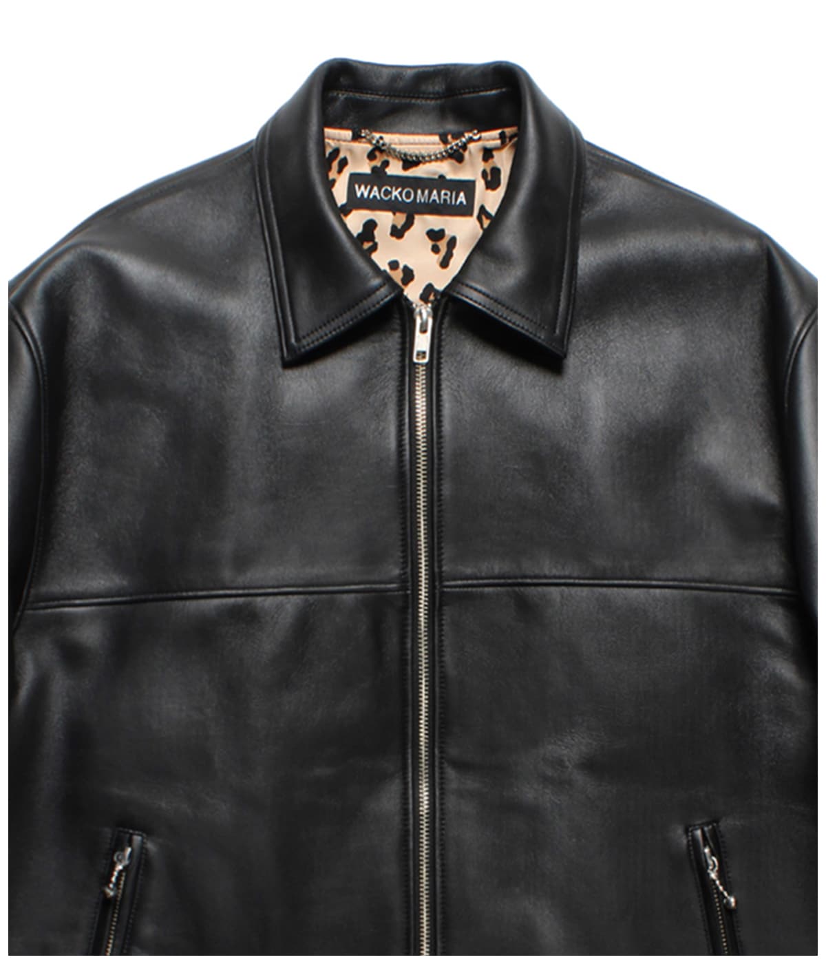 LEATHER SINGLE RIDERS JACKET (TYPE-2)【BLACK】｜WACKO MARIA