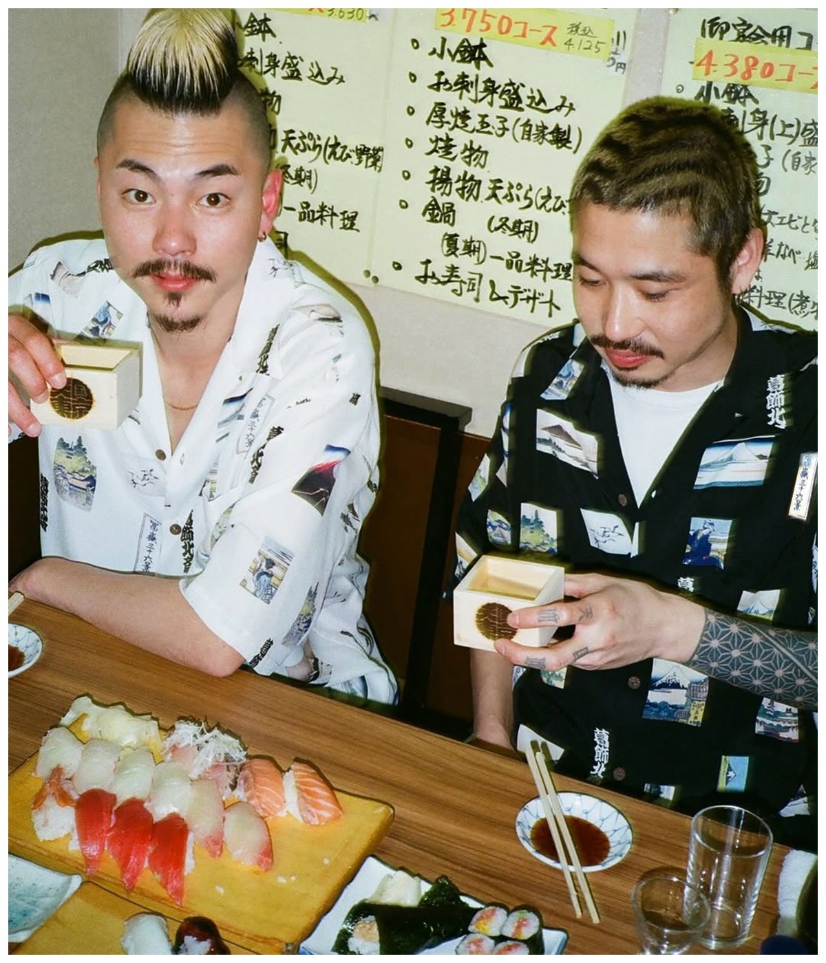 葛飾北斎 / HAWAIIAN SHIRT【BLACK】｜WACKO MARIA｜MELTING POT（正規
