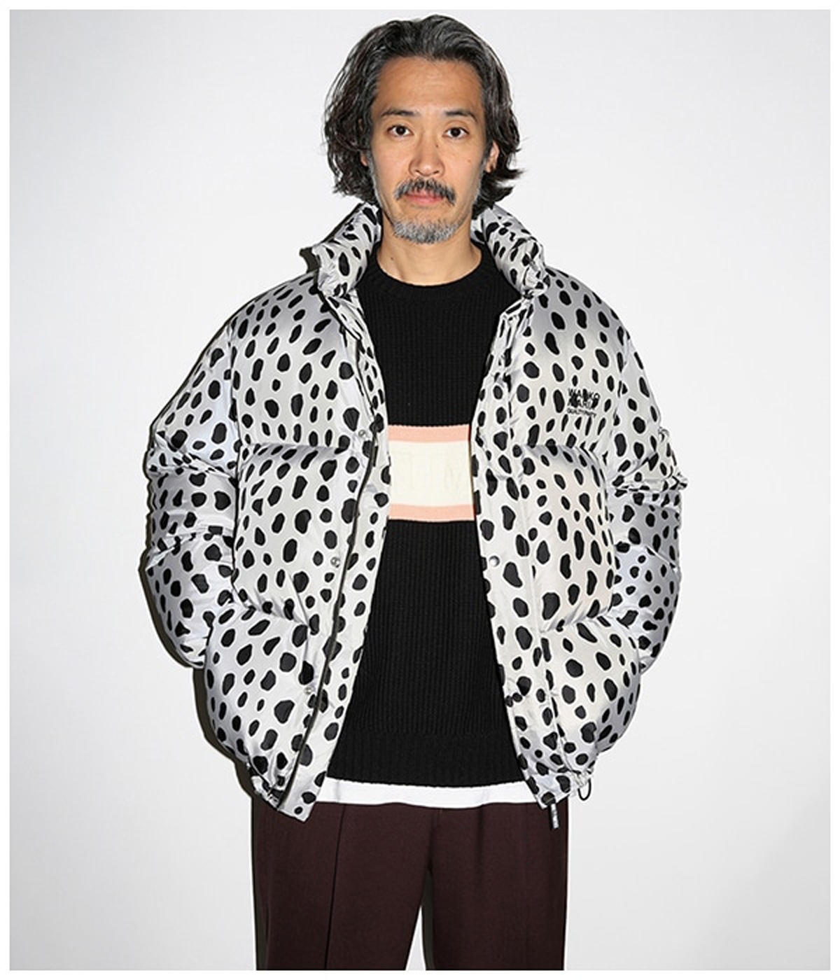 NANGA / LEOPARD DOWN JACKET【GRAY】｜WACKO MARIA｜MELTING POT
