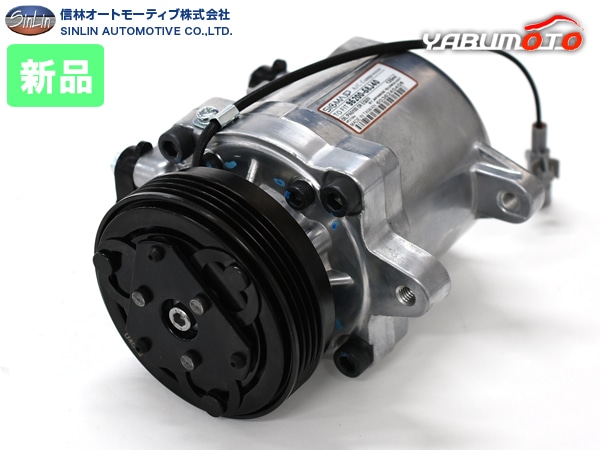 パレット MK21S エアコンコンプレッサー 社外新品 コア返却不要 信林