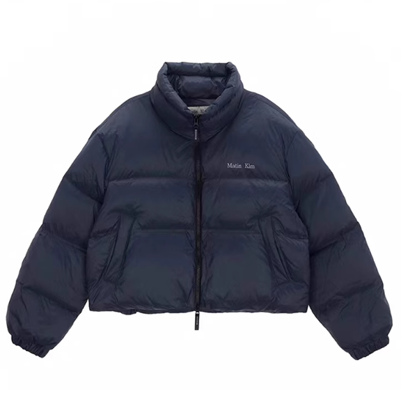 MATIN KIM ダウンジャケット 23F/W HIGH NECK CLASSIC CROP PUFFER