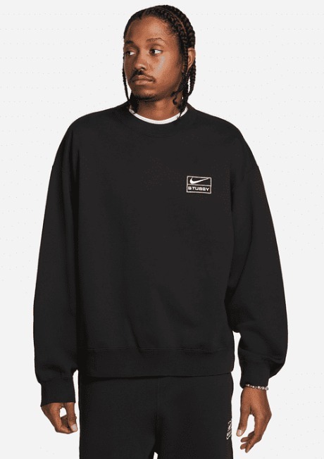 Nike x Stussy スウェット Washed NRG Fleece Crewneck DO5310-010