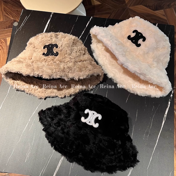 高級感 ラムファー バケットハット CELINE Bucket Hat セリーヌ風