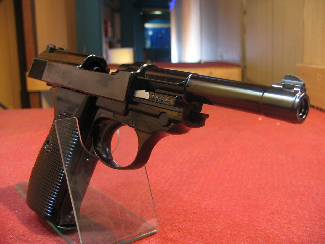 マルゼン ブローバックガスガン ワルサーP38 ac40 ブラックメタル