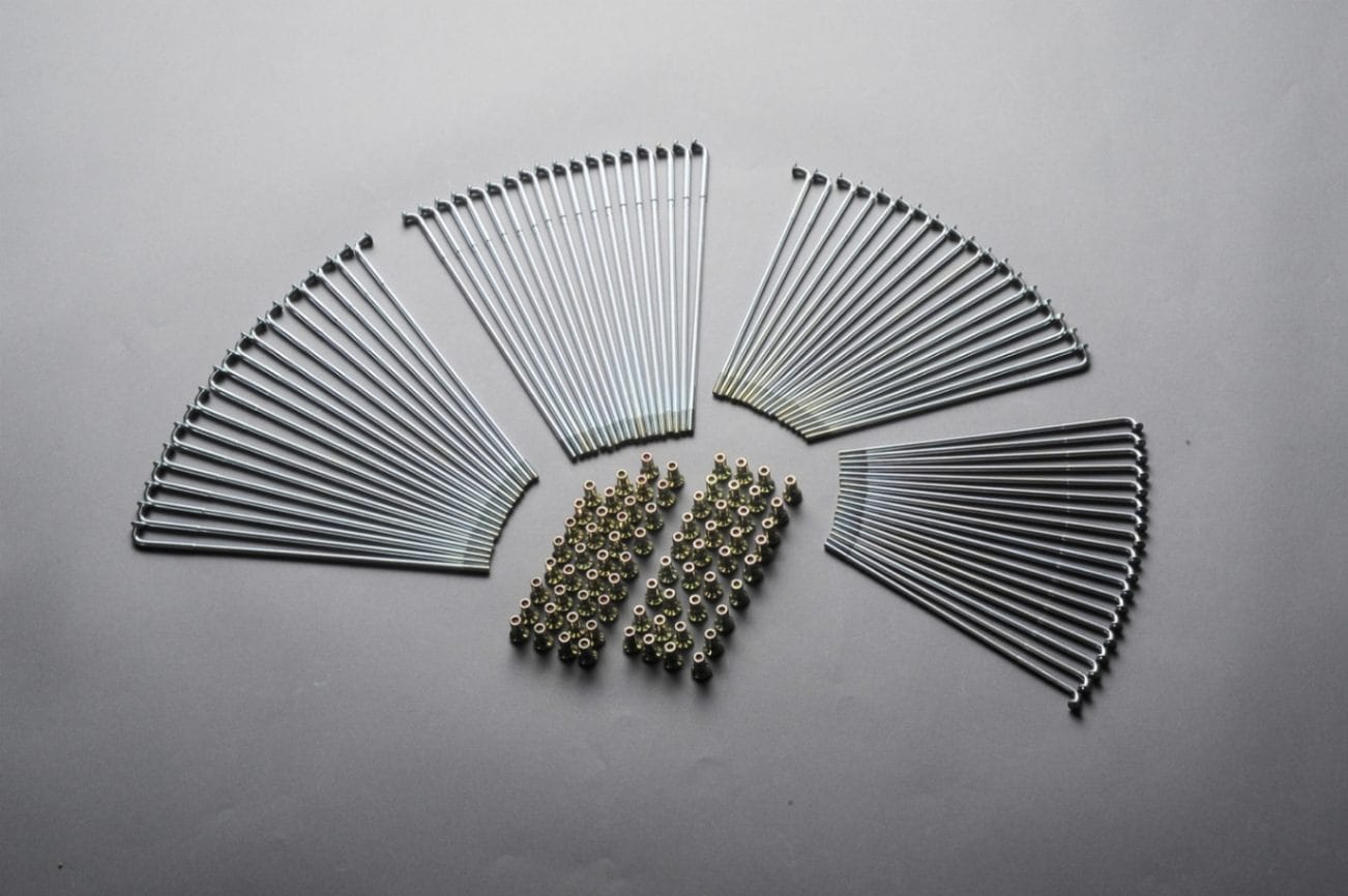 スポーク前後セットユニクロ 純正寸法新規格 CB400F 398/408