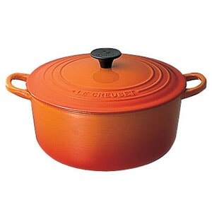 ル・クルーゼ Le Creuset ココット・ロンド 18cm オレンジ 2501の通販