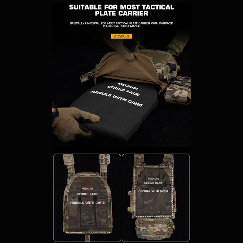 WoSporT SAPI カット ダミープレート 2pcs Mサイズ | サバゲー装備品