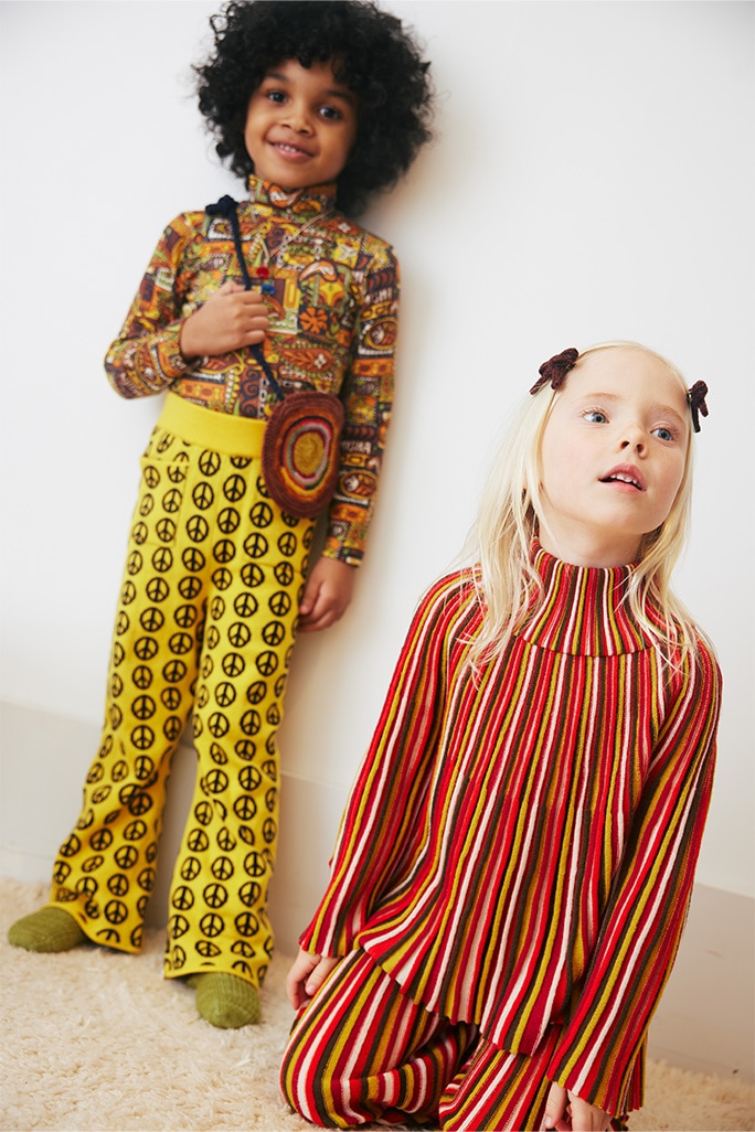 1st drop]Misha&Puff / Candy Stripe Accordion Pant / MP173008-694