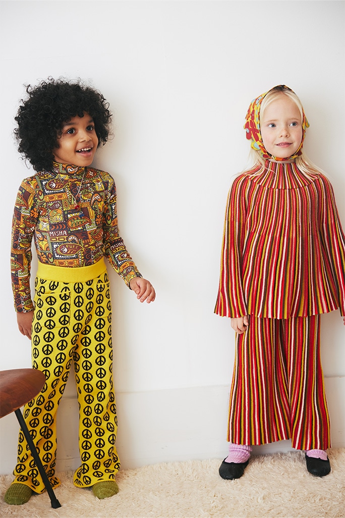 1st drop]Misha&Puff / Candy Stripe Accordion Pant / MP173008-694