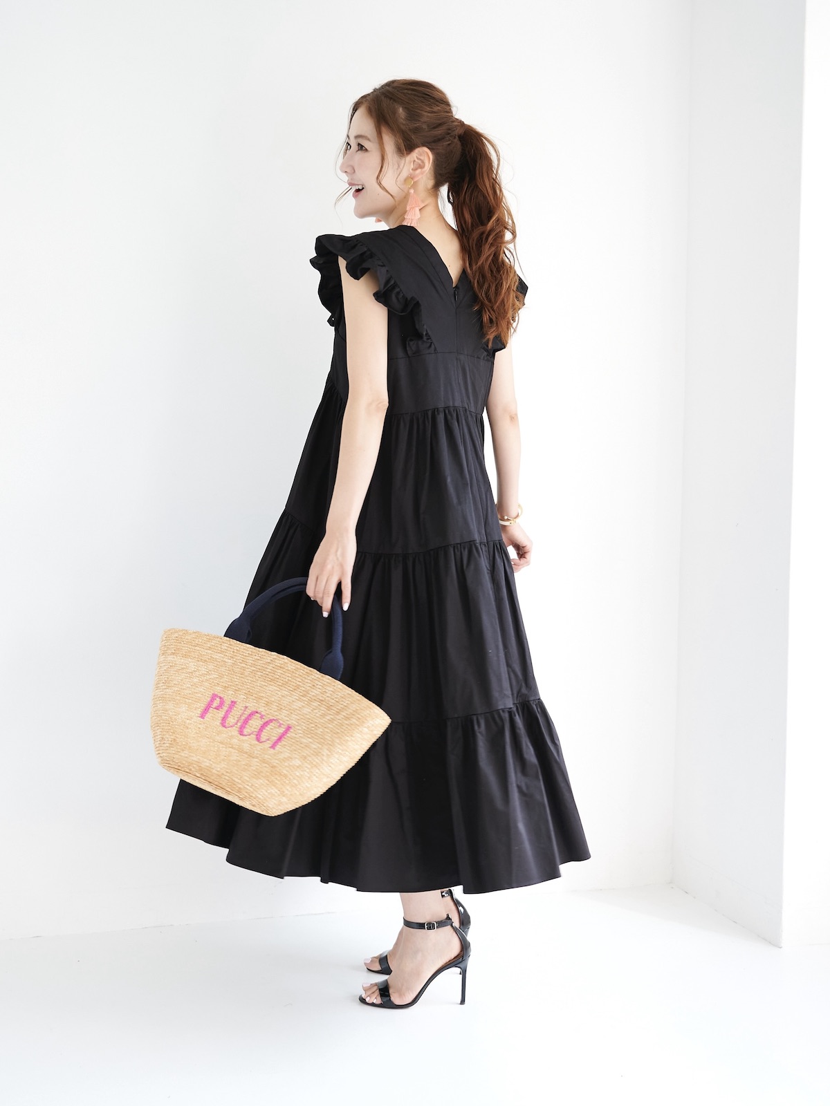 リボンコットンワンピース | DRESS | OBLI