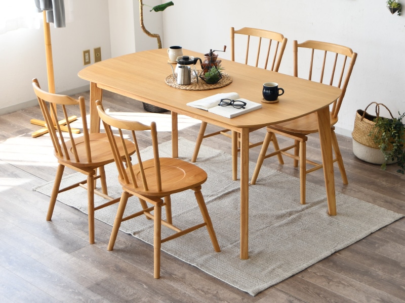 ダイニングテーブルセット 4人掛け 5点セット 150cm ダイニング
