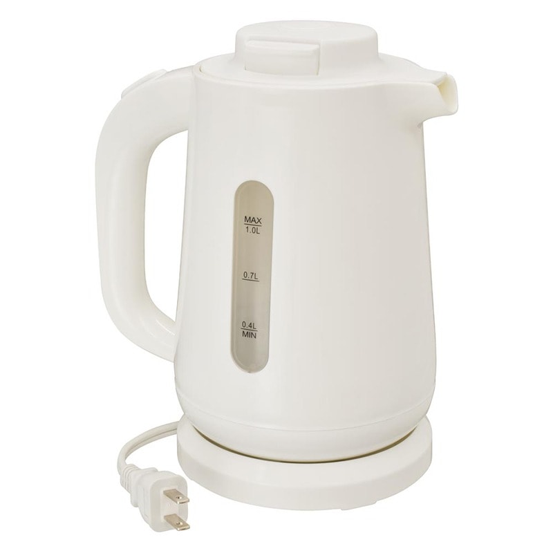 電気ケトル 1L 白｜COK-WSK800A-W 08-3337｜通販ならオーム電機ダイレクト