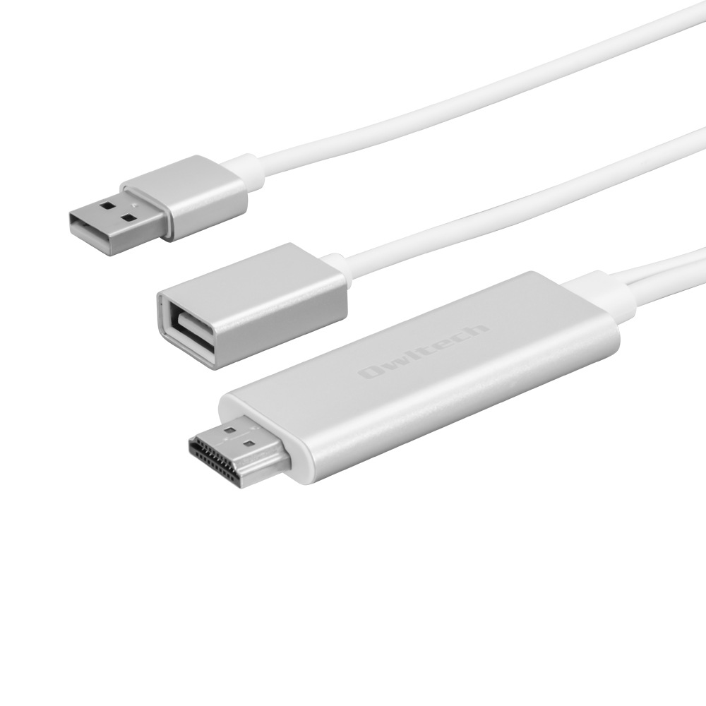 HDMI変換 映像出力ケーブル iPhoneやiPadの動画、写真、書類などを