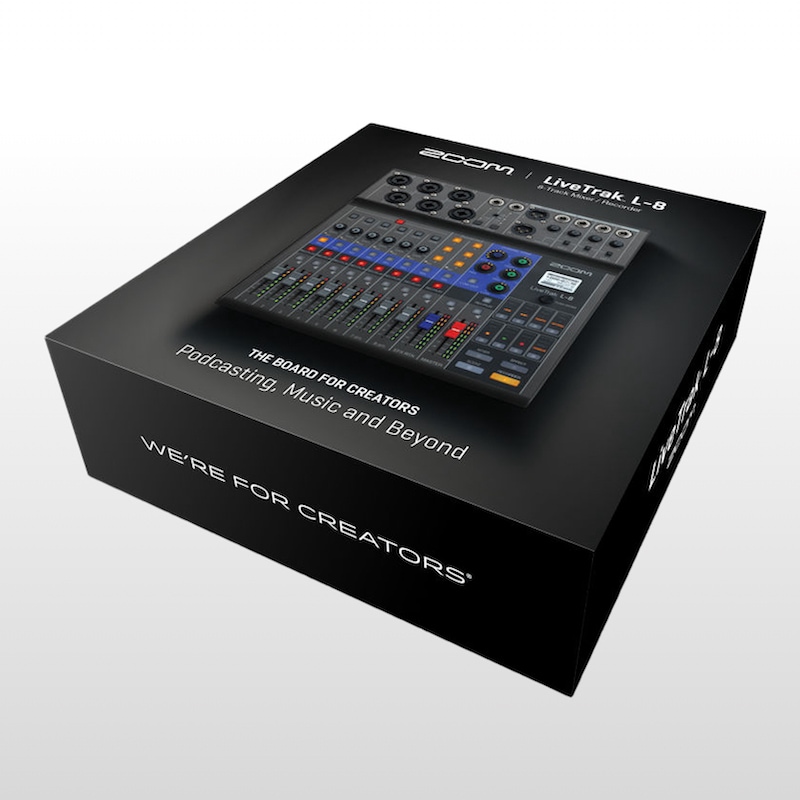 ZOOM Live Track L-8 8チャンネルデジタルミキサー/レコーダー