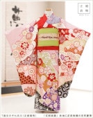 7歳女の子の正絹着物レンタル｜七五三の子供着物なら貸衣裳ぽえむ