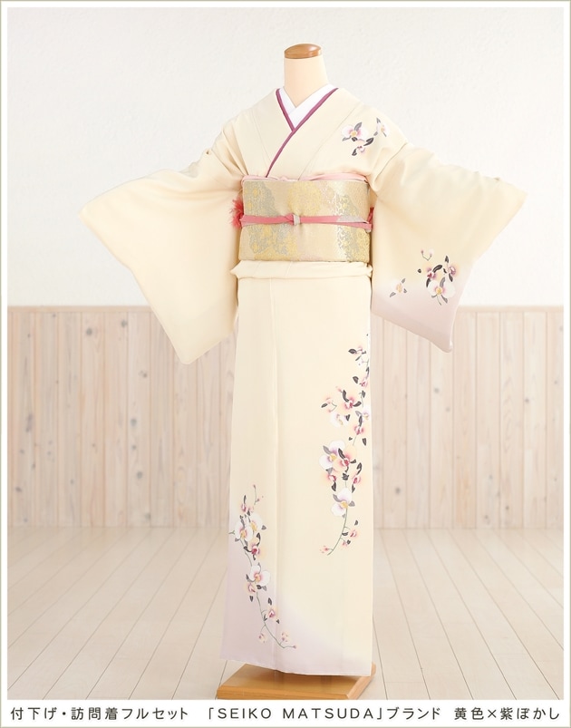 母親 訪問着 レンタル 着物 フルセット 正絹 ブランド 七五三 卒業式