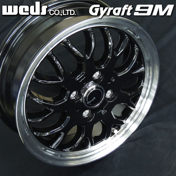 送料無料 デイズ スペーシア N-BOX タント 軽自動車 WEDS グラフト 9M