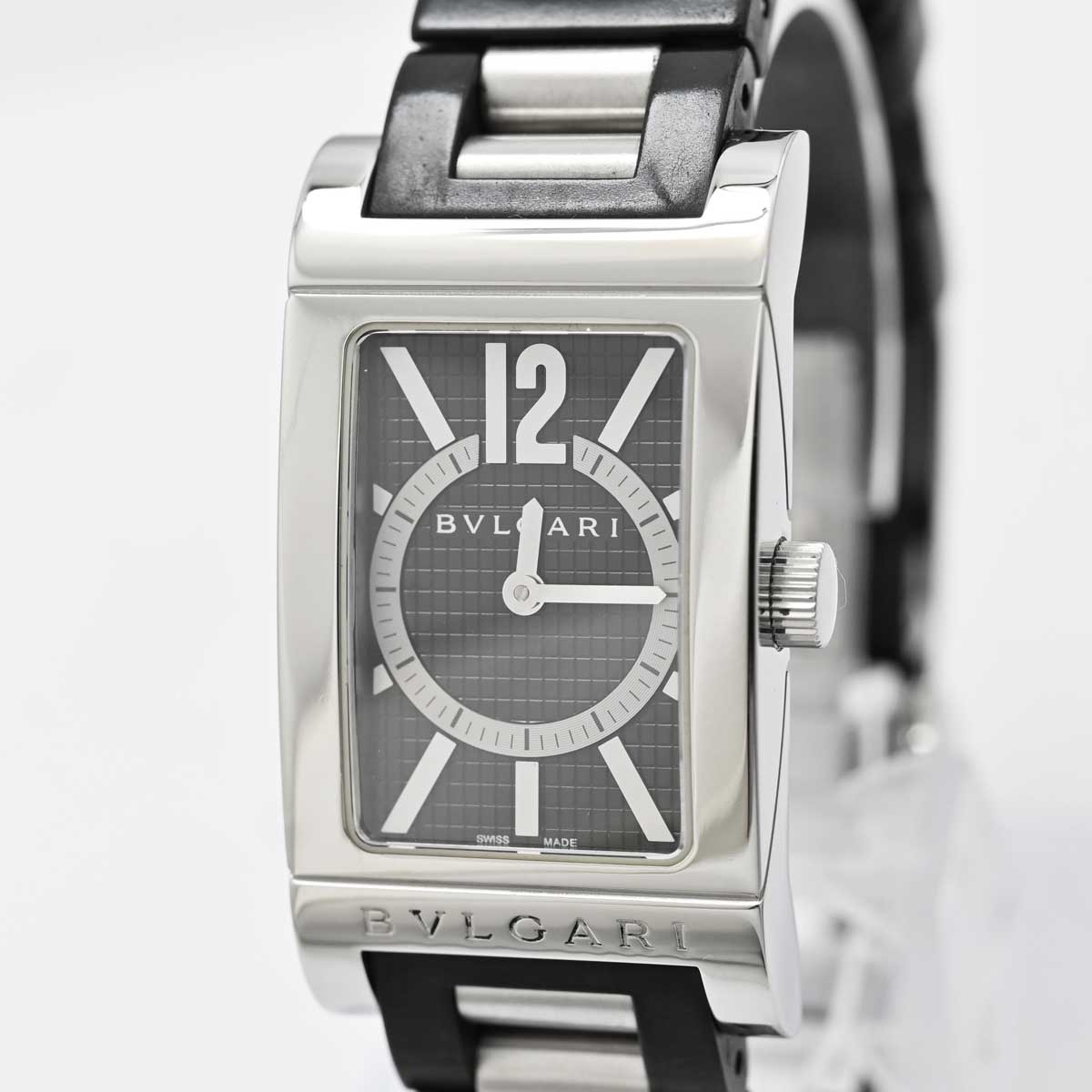 ブルガリ BVLGARI レッタンゴロ RT39S クォーツ SS ラバーベルト