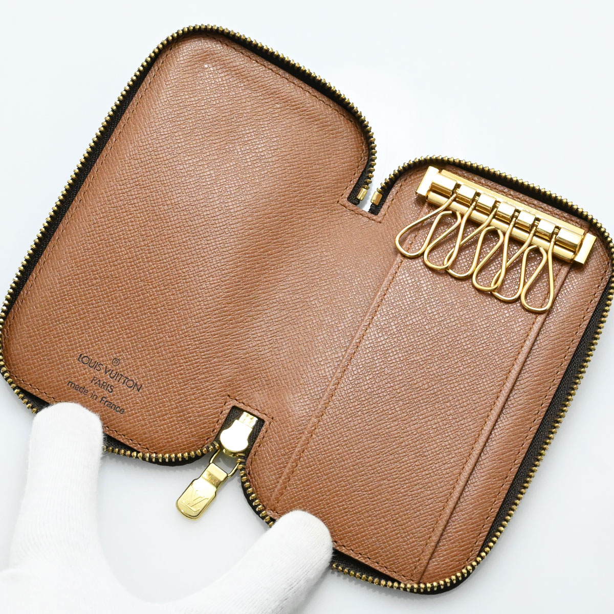 ルイヴィトン LOUIS VUITTON モノグラム ポシェット6クレ ラウンド