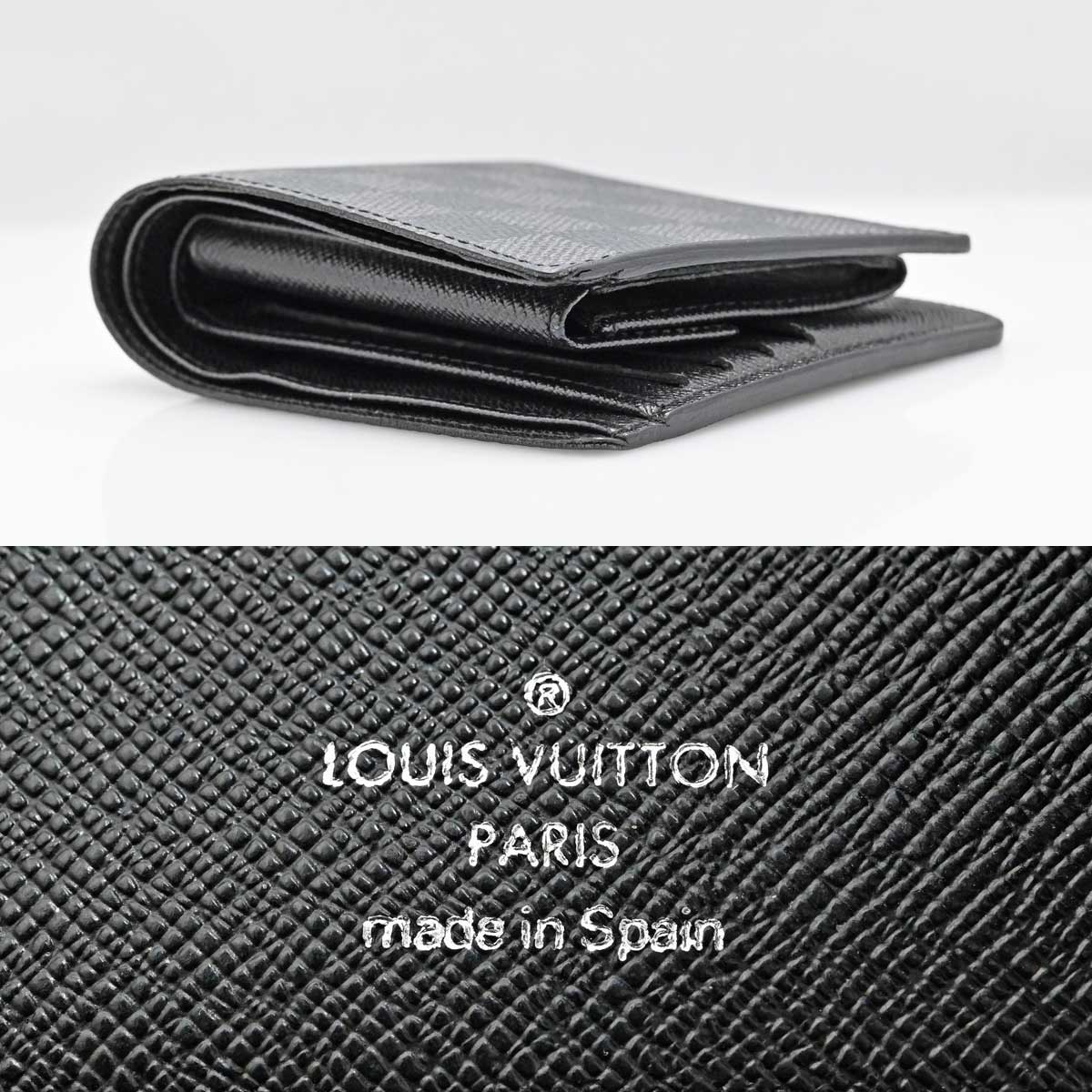 ルイヴィトン LOUIS VUITTON ダミエグラフィット ポルトフォイユマルコ