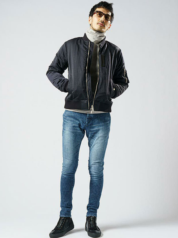 wjk shrink MA-1 / black | ALL ITEM | rumbleFISH / ランブルフィッシュ