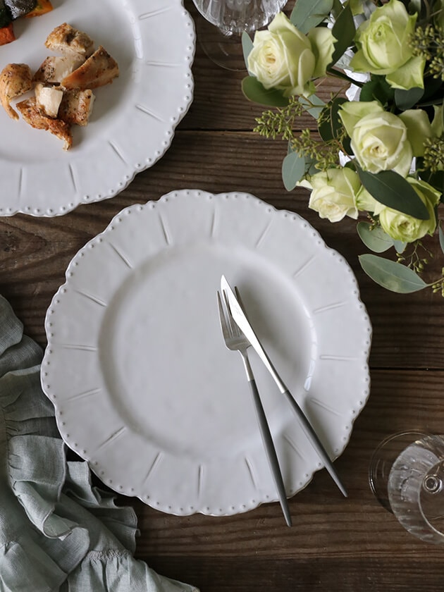 ITALICAディナープレートドット29㎝ VIRGINIA CASA （イタリアの