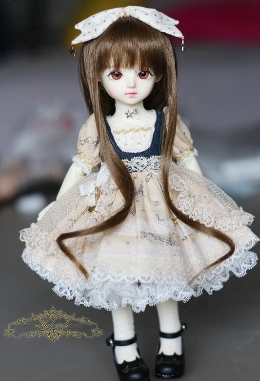 U-6013【Ka-wo】幼SD(頭囲15~16cm)用ウィッグ | ◇ドールウィッグ,（1