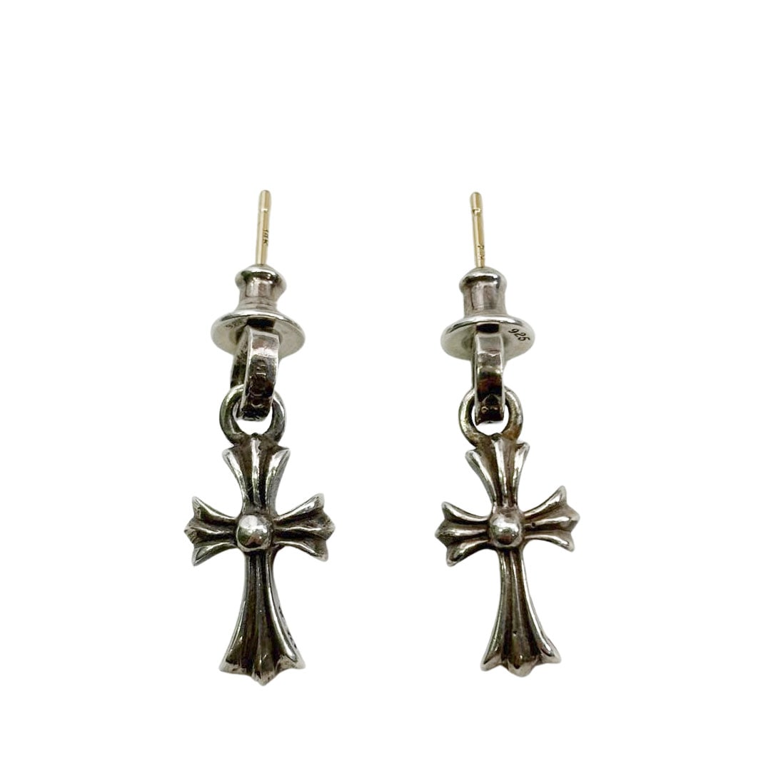 CHROME HEARTS クロムハーツ CHクロスベビーファットドロップピアス 両