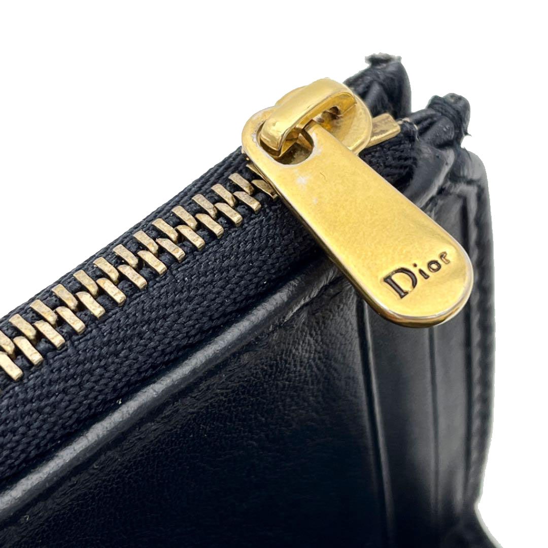 Christian Dior クリスチャンディオール サドル ロータスウォレット 三