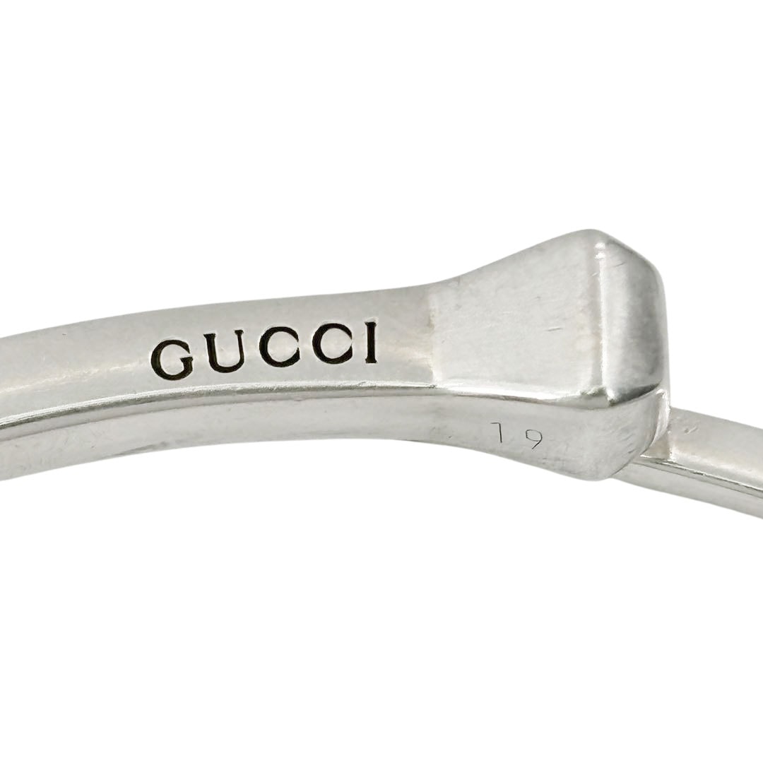 GUCCI グッチ バングル ブレスレット 925 シルバー 33.7g