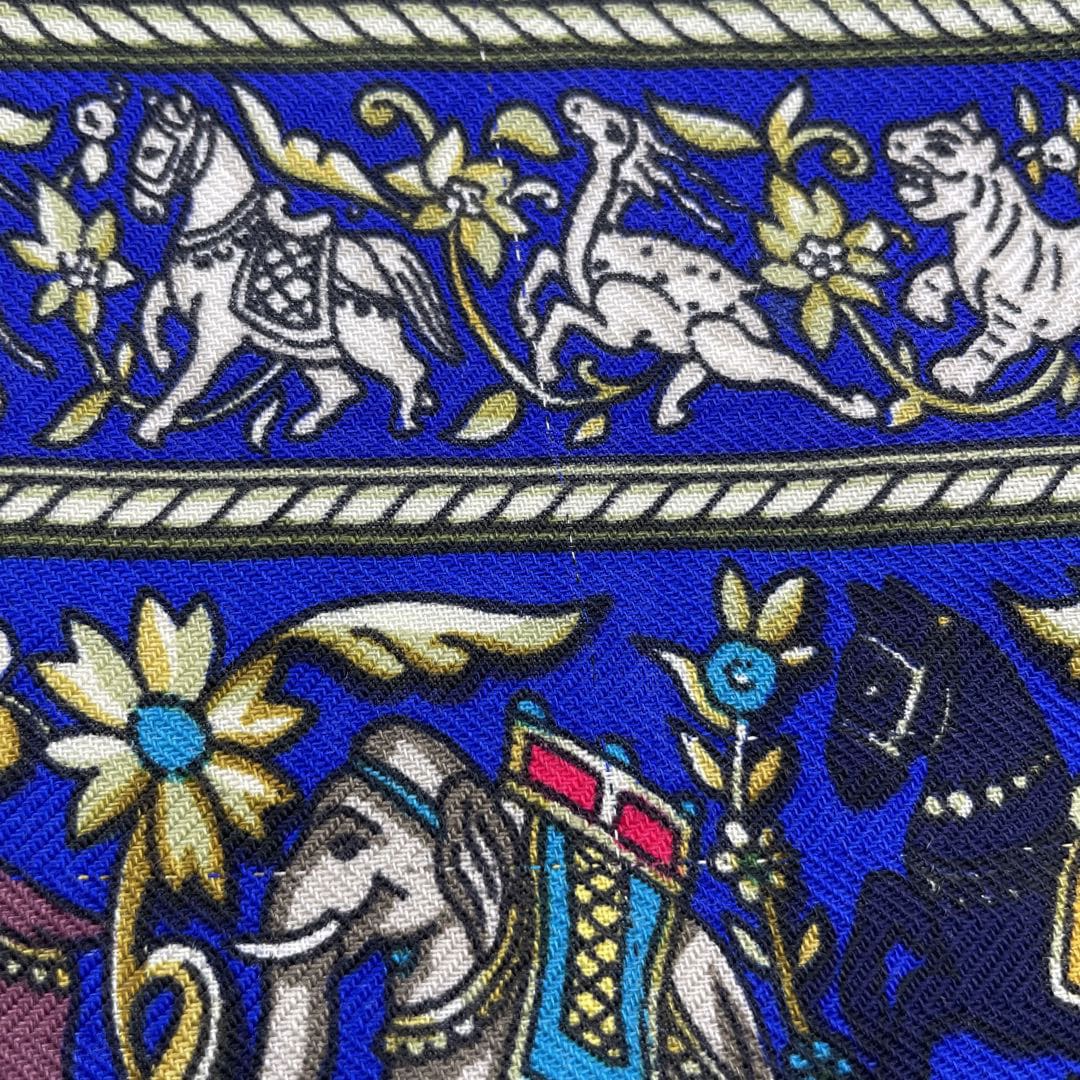 HERMES エルメス カレ140 カシシル 『CHASSE EN INDE(インドの狩猟